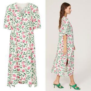 Benjamin Benmoyal Women’s Floral Long Caftan Dress - XS